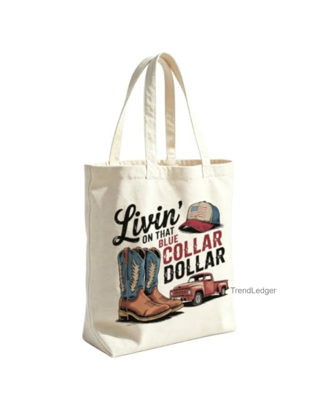 Western Cow Skull Canvas Tote Bag Cotton Shoulder Bag with Zipper Pocket Women